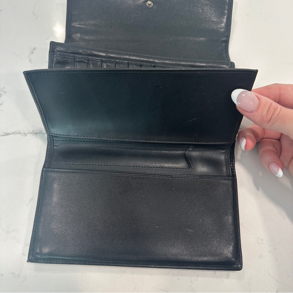 ⚜️ Tumi Black Leather Wallet - Picture 9 of 12